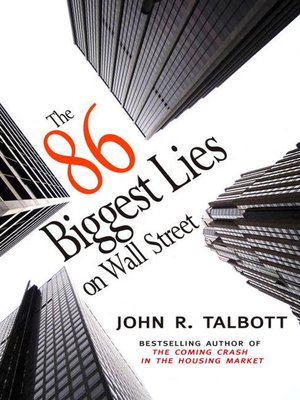 cover image of The 86 Biggest Lies on Wall Street